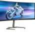 34" Монитор Philips Evnia 5000 34M1C5500VA,  3440x1440,  VA,  165Гц,  2хHDMI,  2хDP,  изогнутый, черный и серый [34m1c5500va (00/01)]